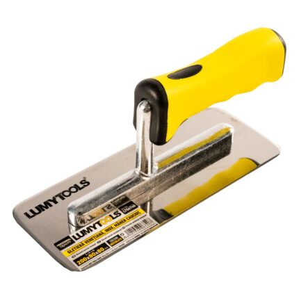 Gletiera venetiana, inox, maner cauciuc, 240x110x90 mm, LT06742