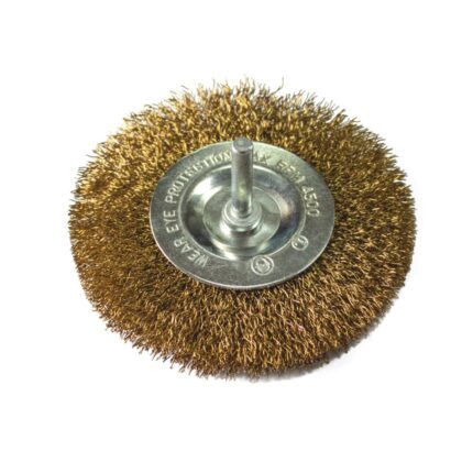 Perie circulară cu tijă - sârmă, 100 mm, LT06986