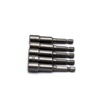Set 5 chei tubulare cu coadă si magnet, 8x65 mm - LT65108