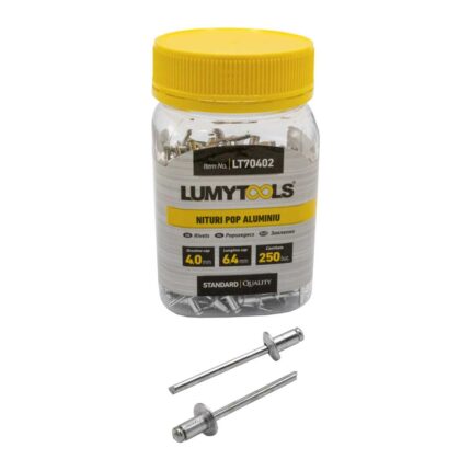 Nituri pop aluminiu, 250 buc , 6.4x4.0 mm, LT70402