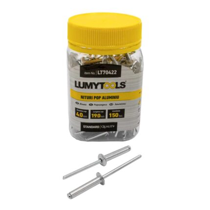 Nituri pop aluminiu, 150 buc , 19.0x4.0 mm, LT70422