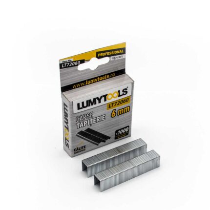 Capse tapiţerie pentru capsatoarele LT71150 și LT71160, 1000 buc, 6 mm - LT72060