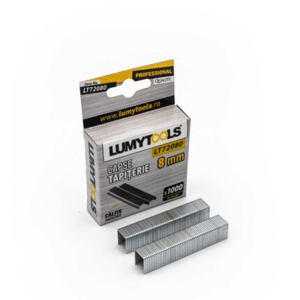Capse tapiţerie pentru capsator LT71050, LT71060, 1000 buc, 8 mm, LT72080