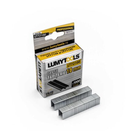Capse tapiţerie pentru capsator LT71050, LT71060, 1000 buc, 10 mm, LT72100
