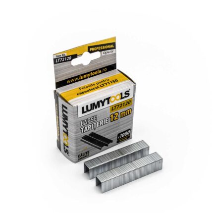 Capse tapiţerie pentru capsator LT71050, LT71060, 1000 buc, 12 mm, LT72120