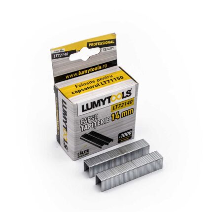 Capse tapiţerie pentru capsator LT71050, LT71060, 1000 buc, 14 mm, LT72140
