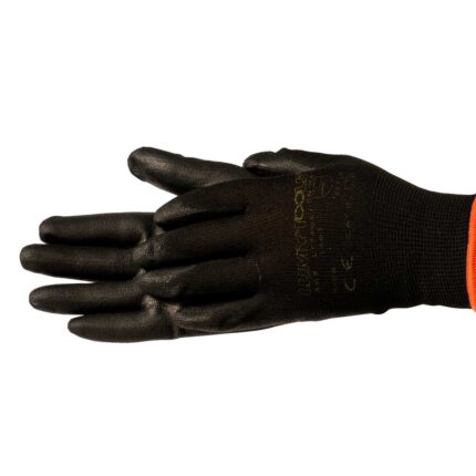 Mănuşă protecţie, tricotată, nylon - poliuretan, albe, CE , 7", LT74067