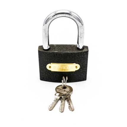 Lacăt finisat gri metal, 75 mm - LT77055