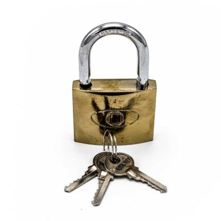 Lacăt finisat gold, 75 mm - LT77065