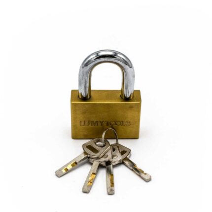 Lacăt alamă, 60x42x19.5mm - LT77076