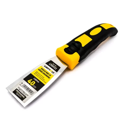 Șpaclu inox cu mâner ergonomic 40 mm