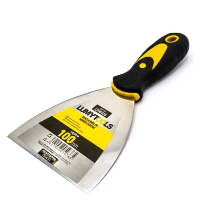 Șpaclu inox cu mâner cauciuc 100 mm