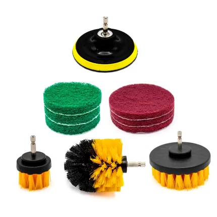 Perii curățare pentru bormașină și disc velcro