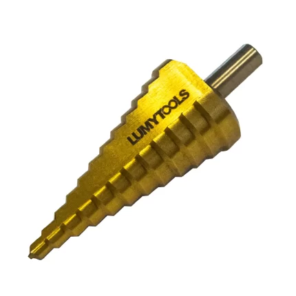 BURGHIU IN 12 TREPTE, 6-38 mm, HSS 4241, prindere triunghiulara