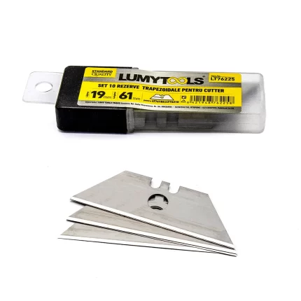 SET 10 REZERVE TRAPEZOIDALE PT.CUTTER, 61x19 mm
