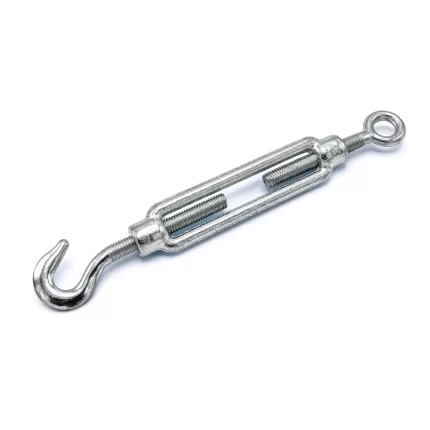 Întinzător cablu, ochi - carlig, M8, 182 - 257 mm